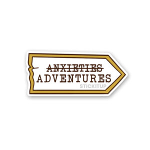 Anxieties Adventures Sticker Anxieties Adventures Sticker