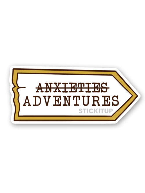 Anxieties Adventures Sticker