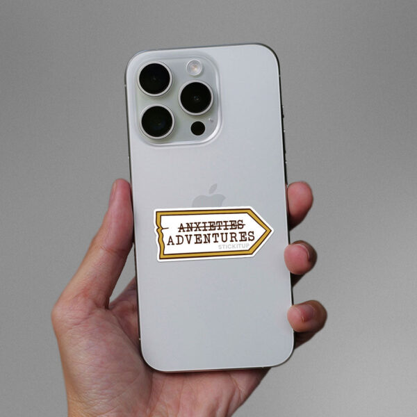 Anxieties Adventures Sticker
