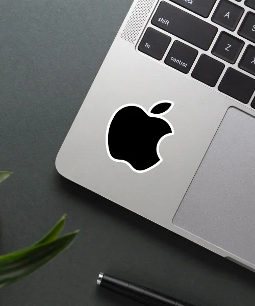 Apple Black Logo Sticker Apple Black Logo Sticker