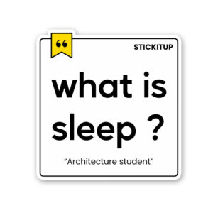 Architecture Student Sticker