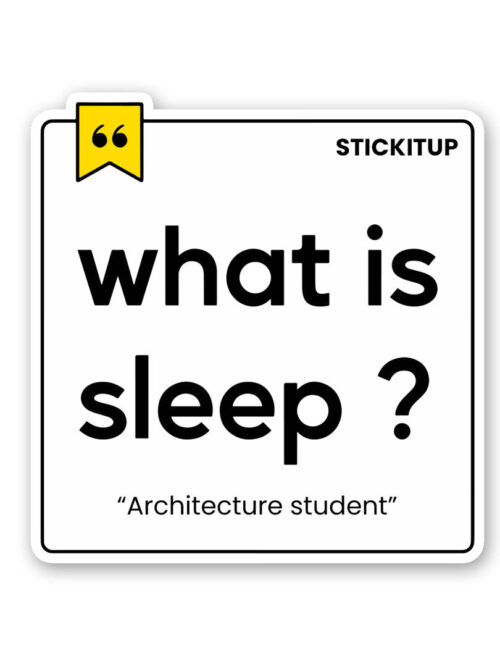 Architecture Student Sticker