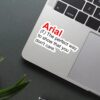 Arial Sticker