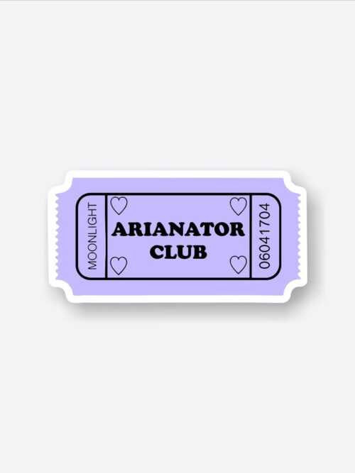 Arianator Club Sticker