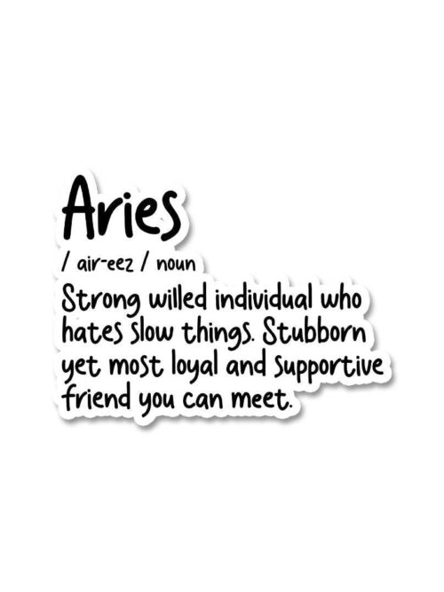 Aries Sticker