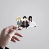Armin Eren And Mikasa Aot Anime Stickers