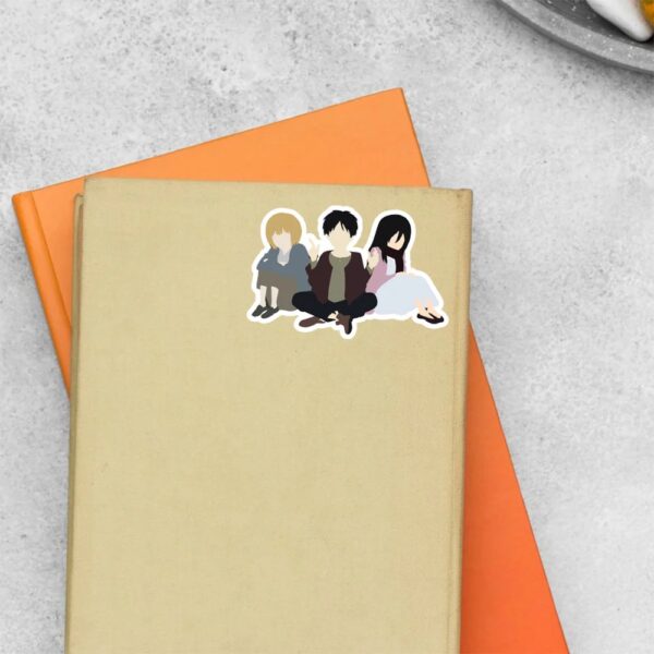 Armin Eren And Mikasa Aot Anime Stickers
