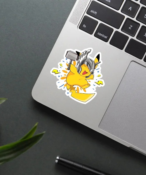 Armored Pikachuu Sticker