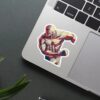 Armored Titan Attacking Sticker