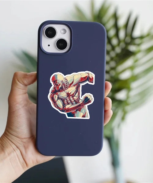 Armored Titan Attacking Sticker