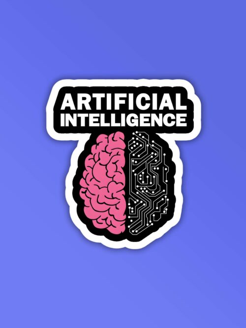 Artificial Intelligence Programmer Coding Sticker