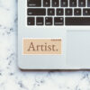 Artist Sticker