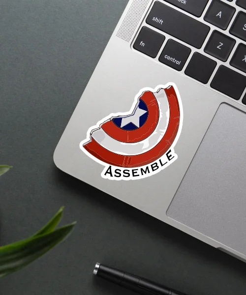 Assemble Shield Sticker