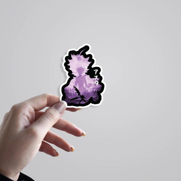 Asta Silhouette Anime Stickers