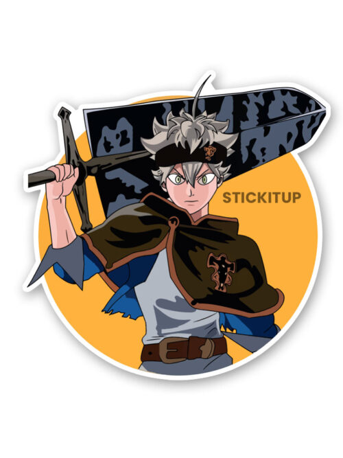 Asta The Warrior Sticker