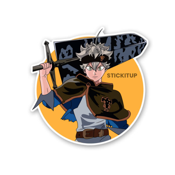 Asta The Warrior Sticker