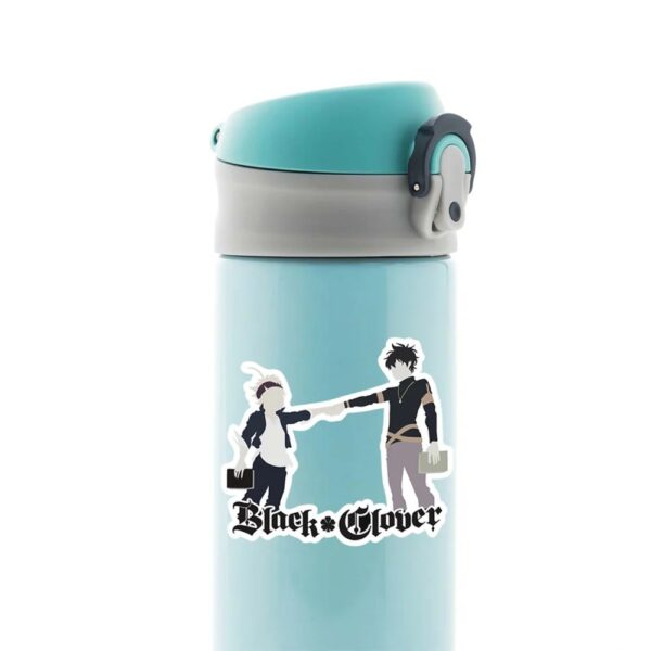 Asta And Yuno Fist Bumping Anime Stickers