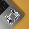 Asta And Yuno Fist Bumping Anime Stickers