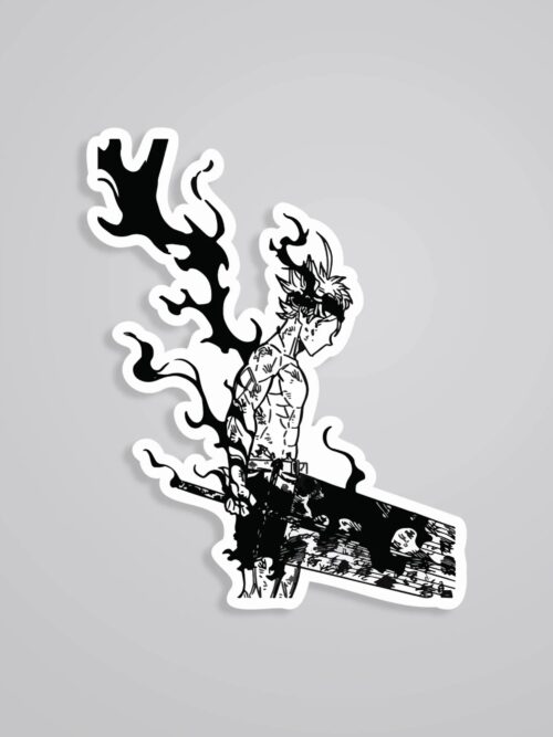 Asta With Anti Magic Aura Anime Stickers