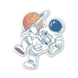 Astronaut Floting Sticker Astronaut Floting Sticker