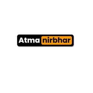 Atma Nirbhar Sticker Atma Nirbhar Sticker