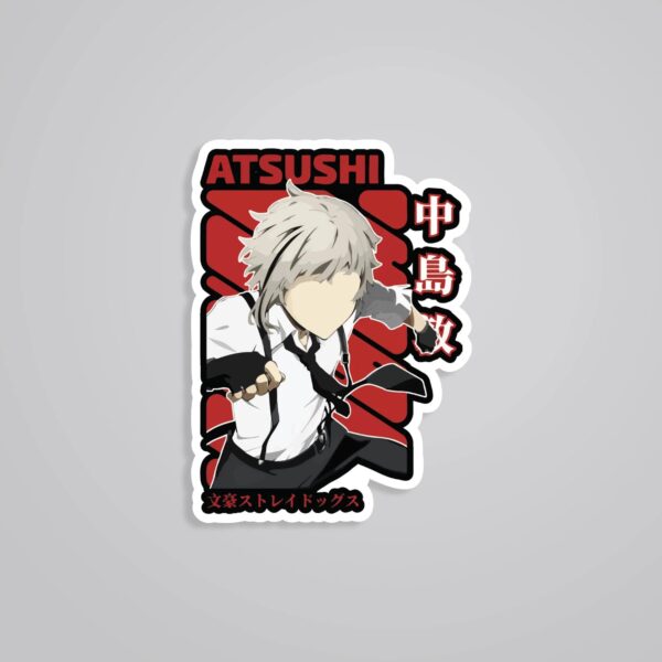 Atsushi Nakajima Power Unleashed Anime Stickers Atsushi Nakajima Power Unleashed Anime Stickers