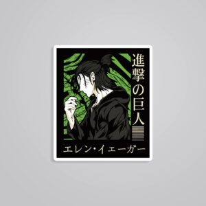 Attack On Titan Eren Yeager Anime Stickers