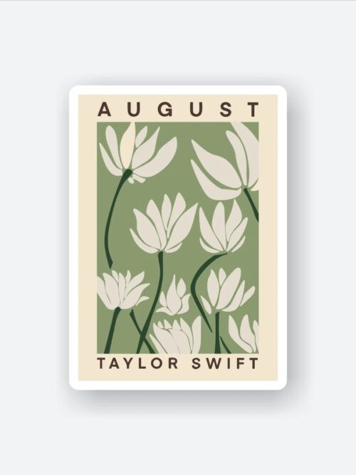 August Taylor Swift Sticker