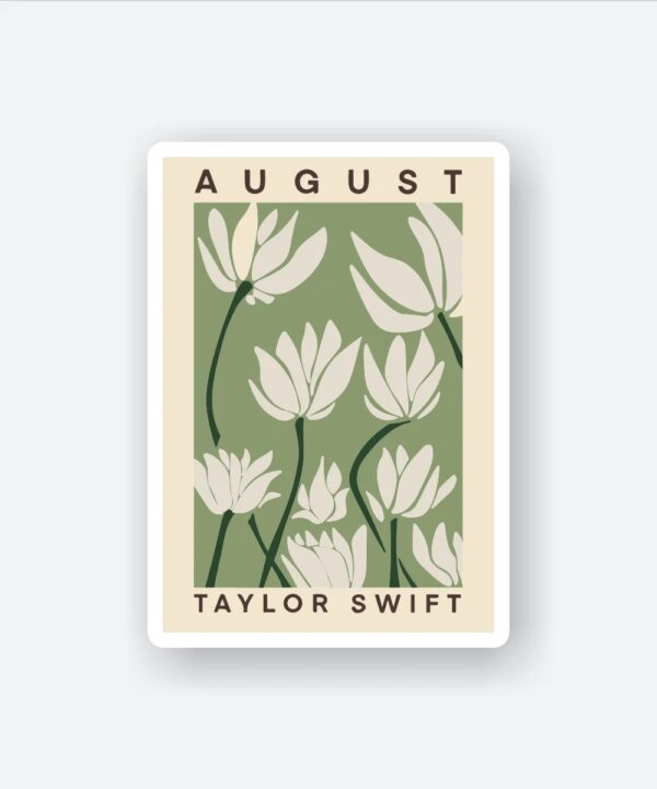 August Taylor Swift Sticker