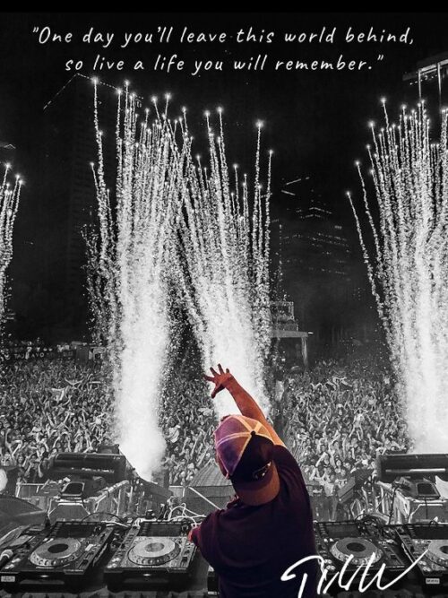 Avicii Music Poster