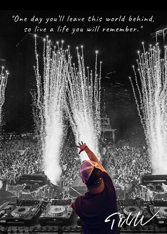 Avicii Music Poster