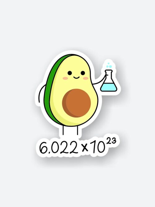 Avogadros Number Sticker