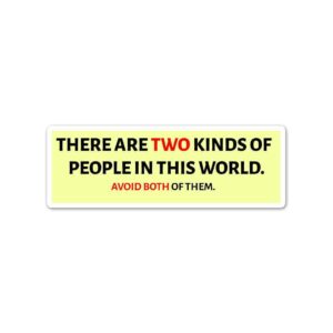 Avoid Both Of Them Sticker