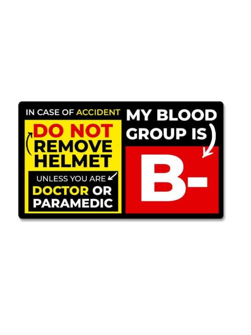 B Negative Sticker