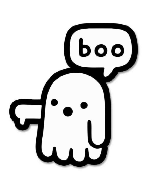 BOOO Sticker