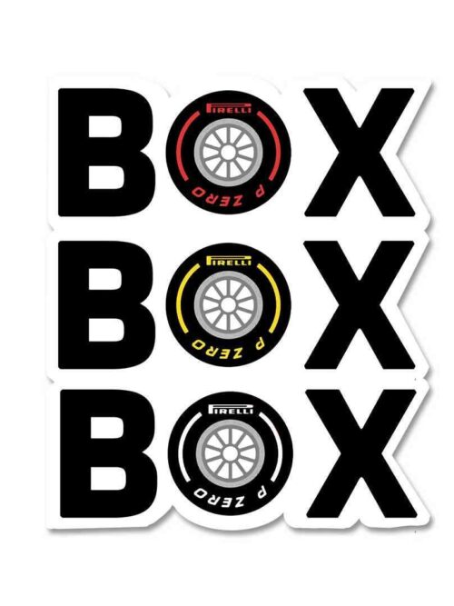 BOX BOX BOX Sticker