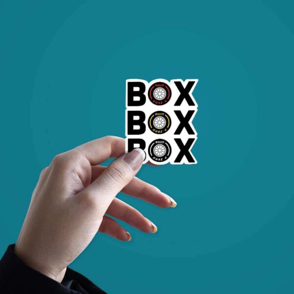 BOX BOX BOX Sticker