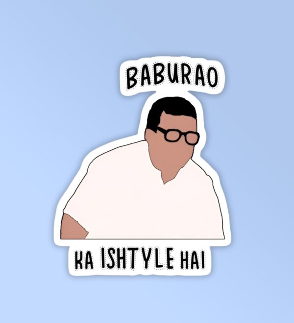 Baburao Ka Ishtyle Laptop Phone Sticker Baburao Ka Ishtyle Laptop Phone Sticker