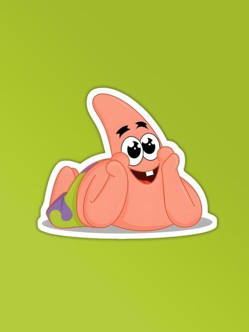 Baby Patrick Laptop Mobile Stickers