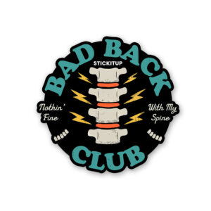 Bad Back Club Sticker Bad Back Club Sticker