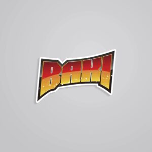 Baki Anime Stickers Baki Anime Stickers