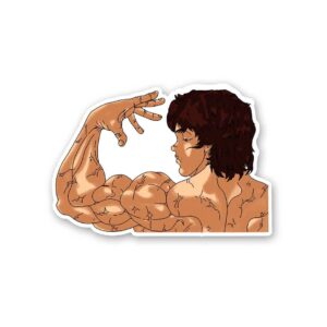 Baki Back Sticker Baki Back Sticker
