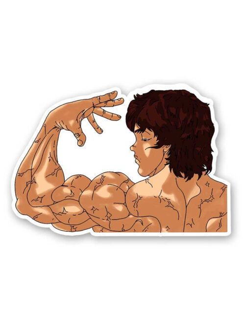 Baki Back Sticker