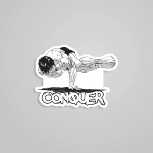 Baki Conquer Anime Stickers Baki Conquer Anime Stickers