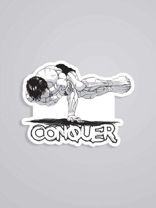 Baki Conquer Anime Stickers