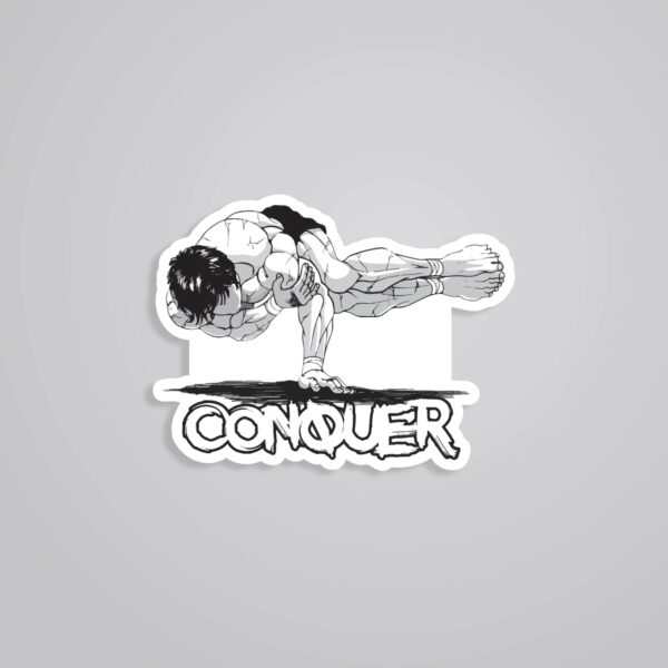 Baki Conquer Anime Stickers Baki Conquer Anime Stickers