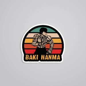 Baki Hanma Unstoppable Beast Anime Stickers Baki Hanma Unstoppable Beast Anime Stickers