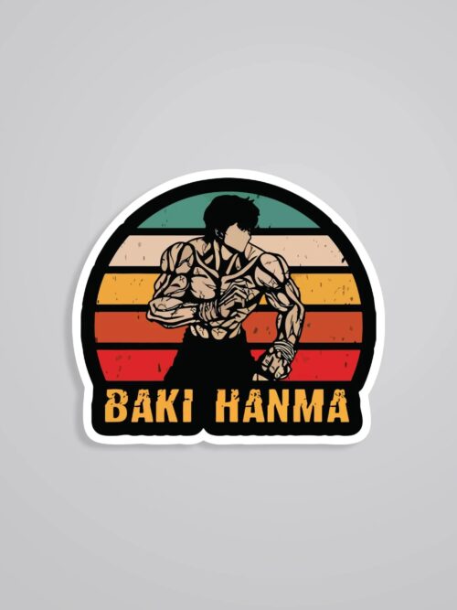 Baki Hanma Unstoppable Beast Anime Stickers