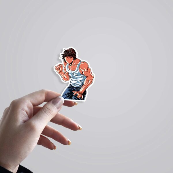 Baki Minimalist Anime Stickers Baki Minimalist Anime Stickers