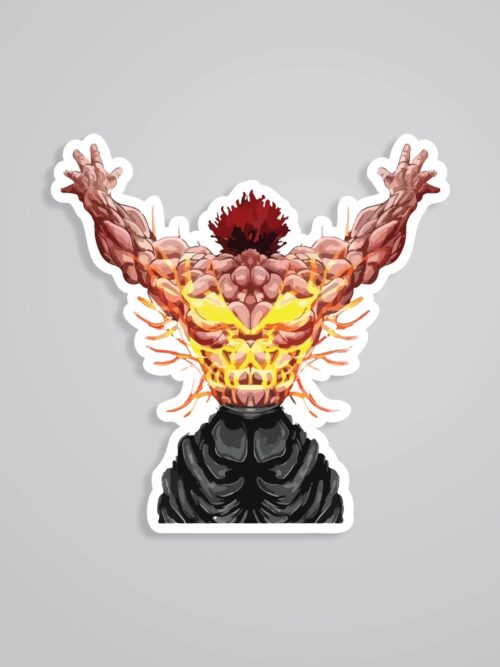 Baki The Beast In Human Form Anime Stickers